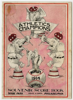 1914 World Series Program – Boston Braves at Philadelphia Athletics 